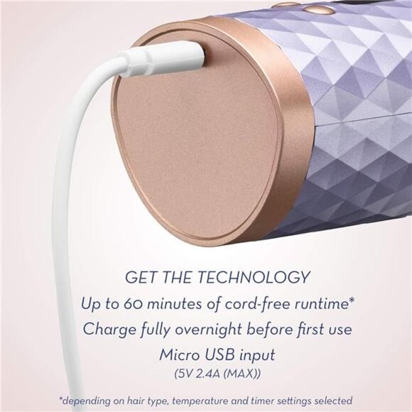 Unbound Cordless Auto Curler - Rechargeable Auto Curler For Curls or Waves - Picture 4 of 7